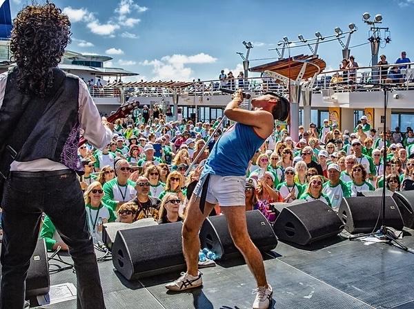 Queen Nation tribute band performing at Forum Fest Park City Mountain