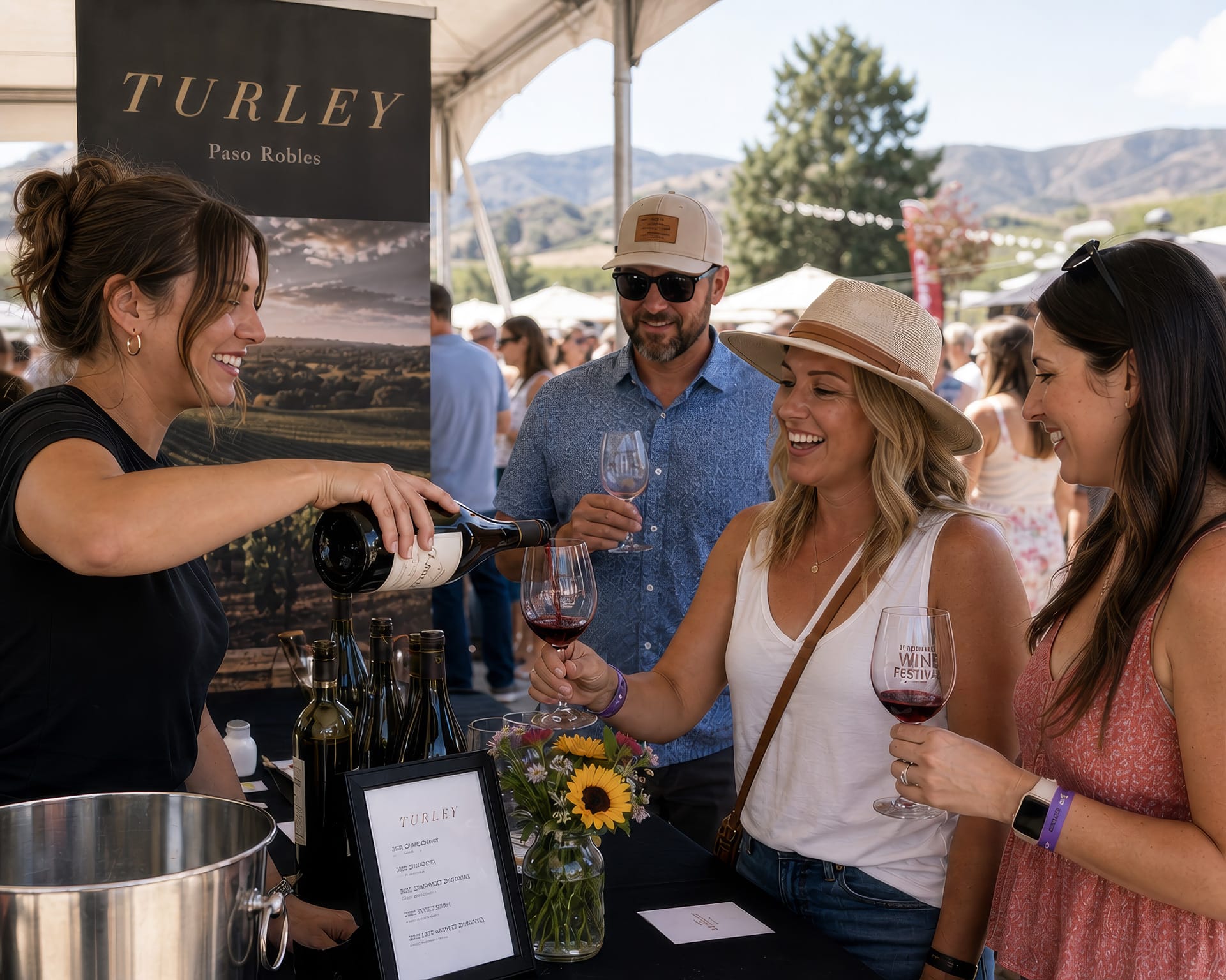 Park City Wine Festival Tasting at Canyons Village, Park City, Utah.