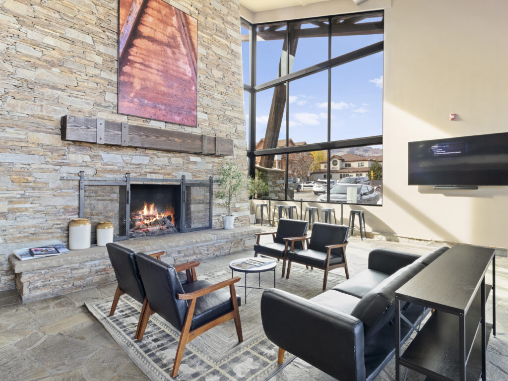 The Prospector Condos lobby
