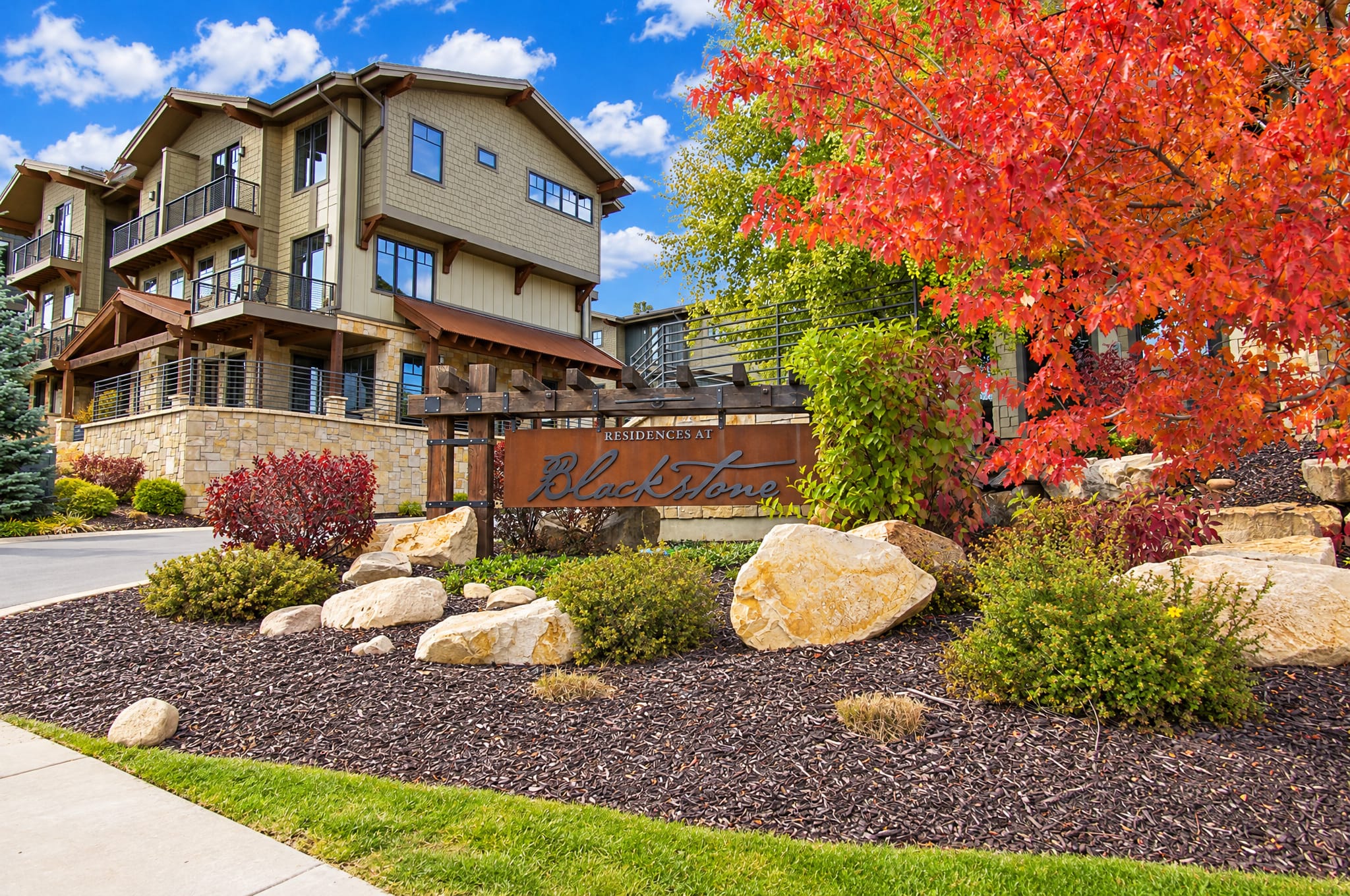 Blackstone Residences Park City Entry Fall
